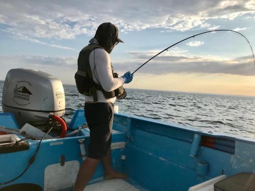 flyfishing sunset at palapas ventana baja mexico